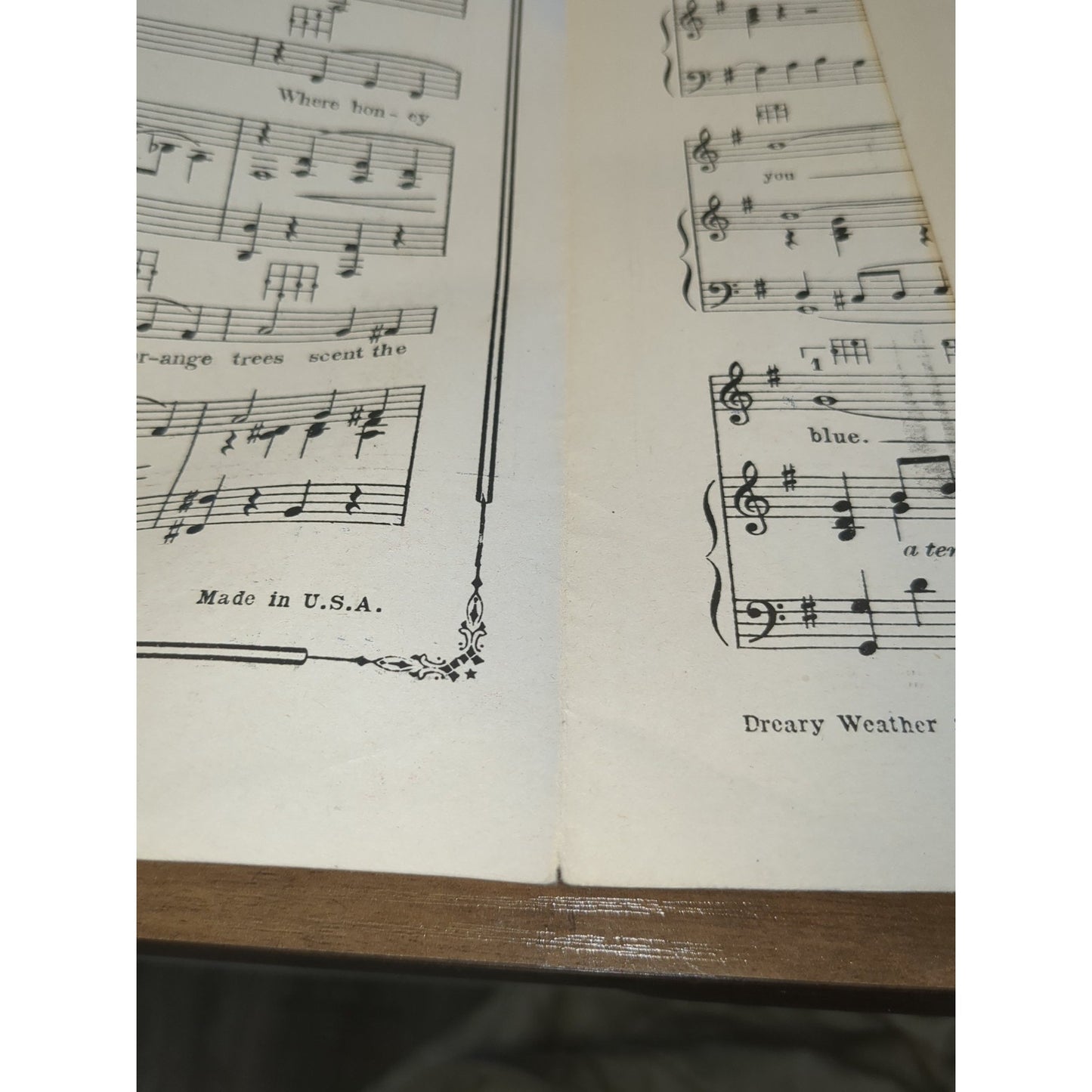 Dreary Weather: Univ of Penn. Fox Trot - 1924 sheet music - Fred & Tom Waring