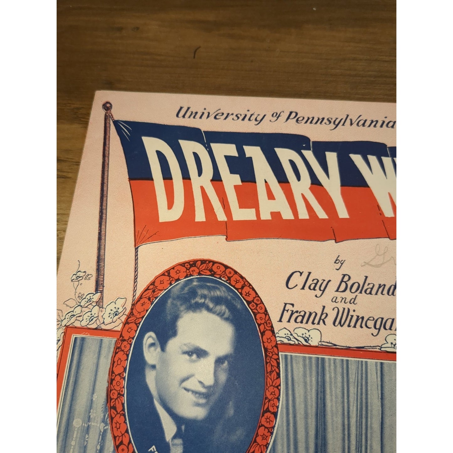 Dreary Weather: Univ of Penn. Fox Trot - 1924 sheet music - Fred & Tom Waring