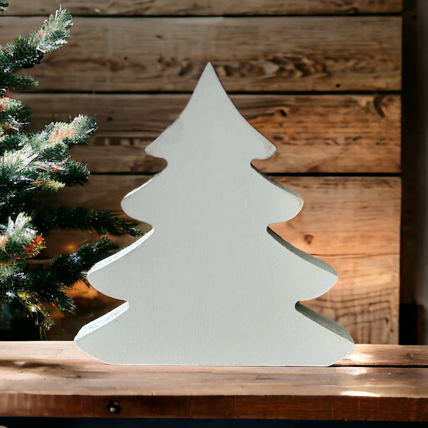 Primitive/Rustic Wood Christmas Tree - Original Style: UNFINISHED / Tall