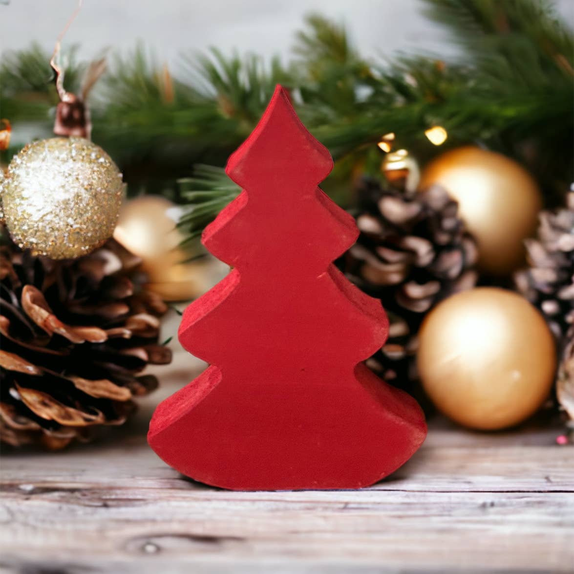 Primitive/Rustic Wood Christmas/Winter Tree -Bouncy: UNFINISHED / Small