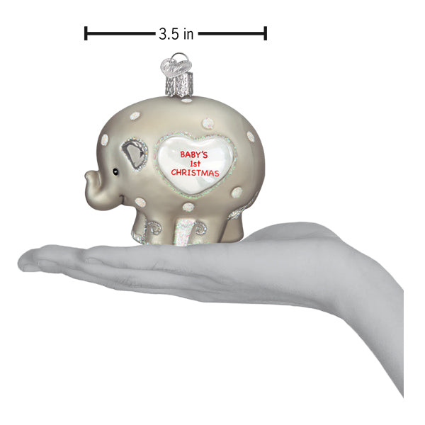 Baby's 1st Elephant Ornament NOT AVAILABLE AT MINDEN LOCATION