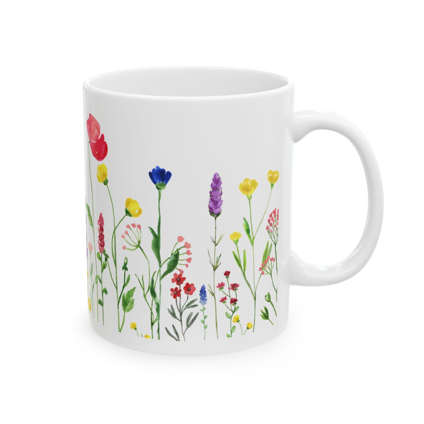 Flowers Ceramic Mug 11oz
