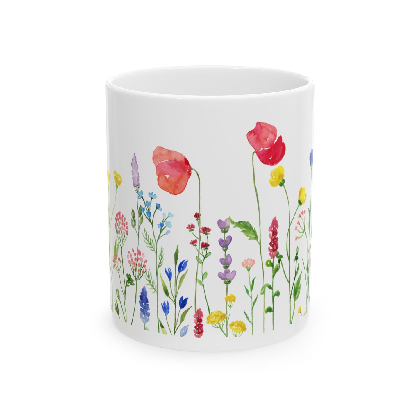 Flowers Ceramic Mug 11oz