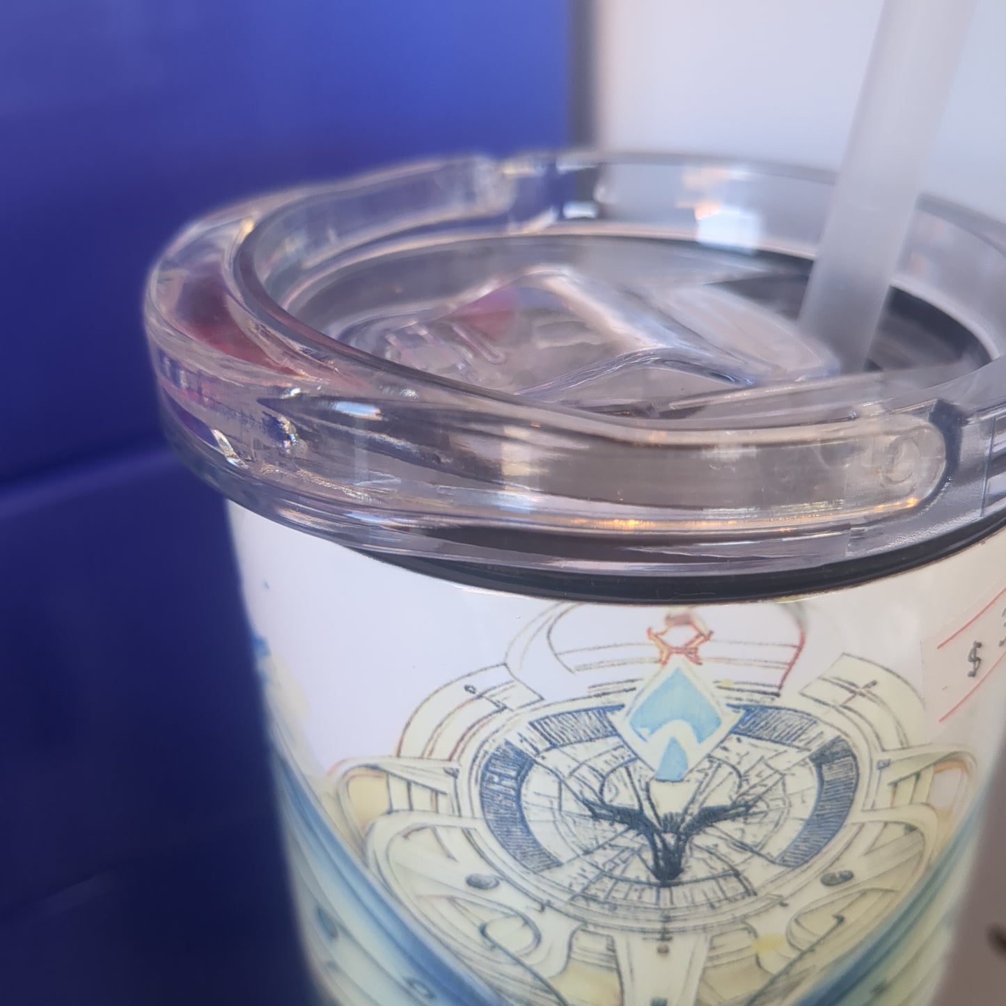 17 Oz Speaker Tumbler With Butterfly