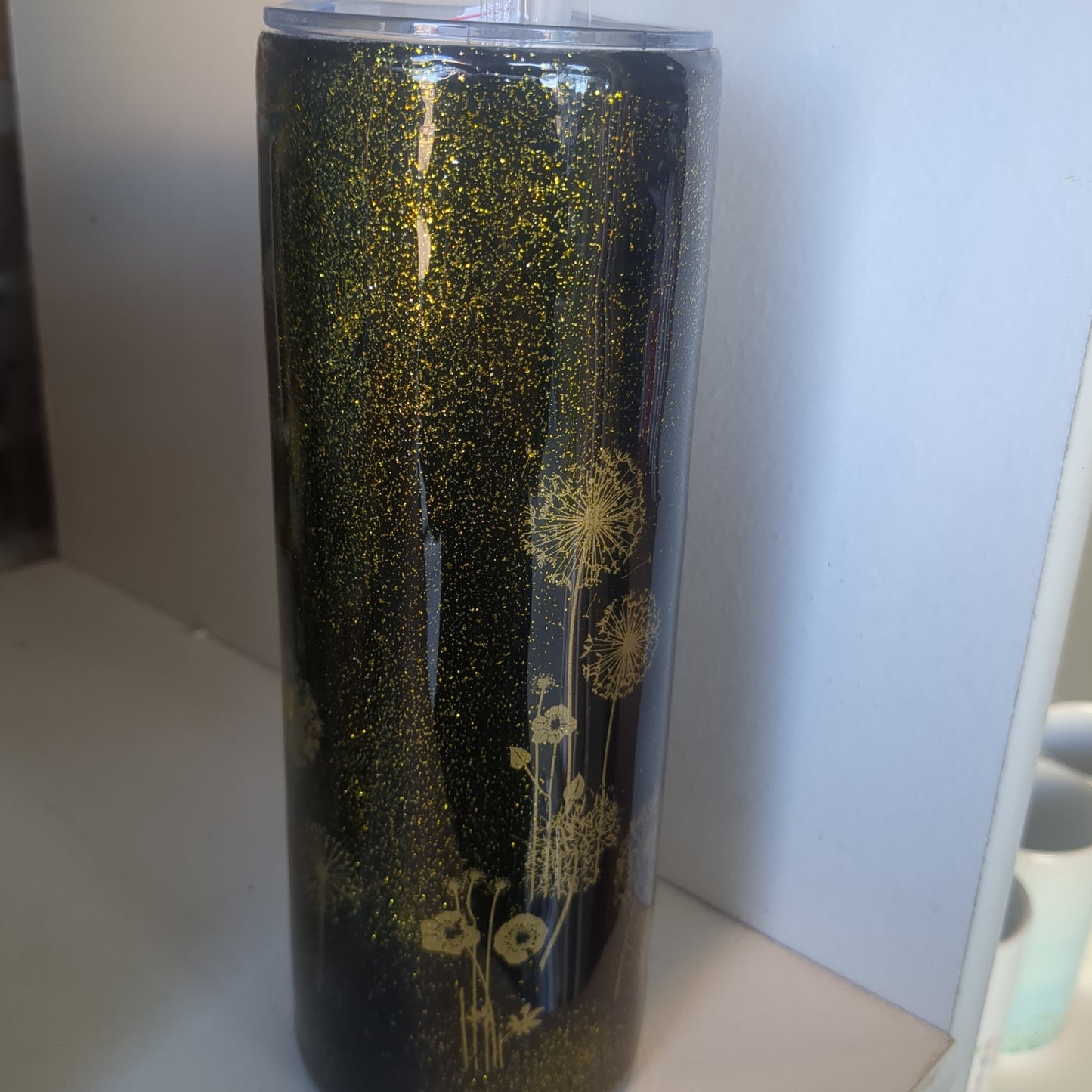 20 ounce stainless steel insulated dandelion Tumbler