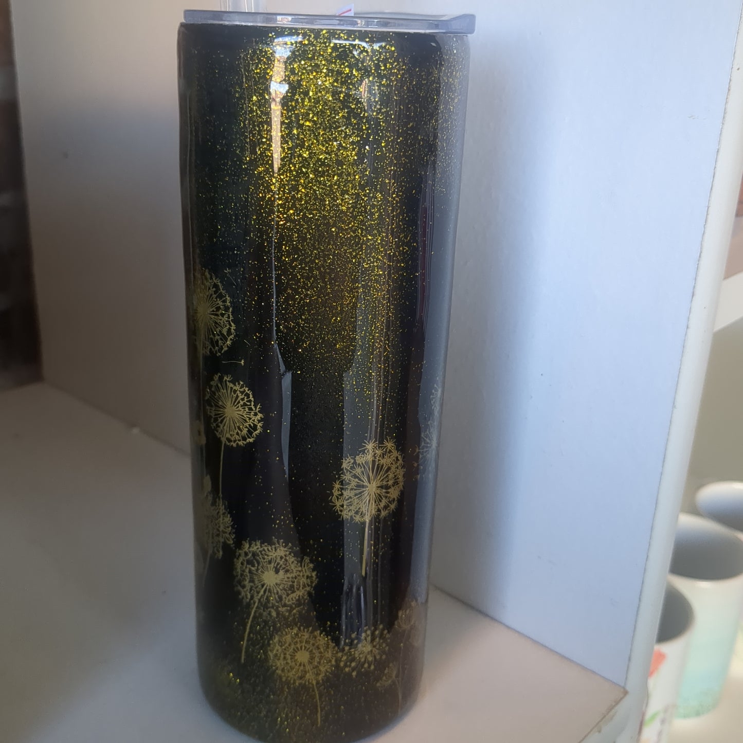 20 ounce stainless steel insulated dandelion Tumbler