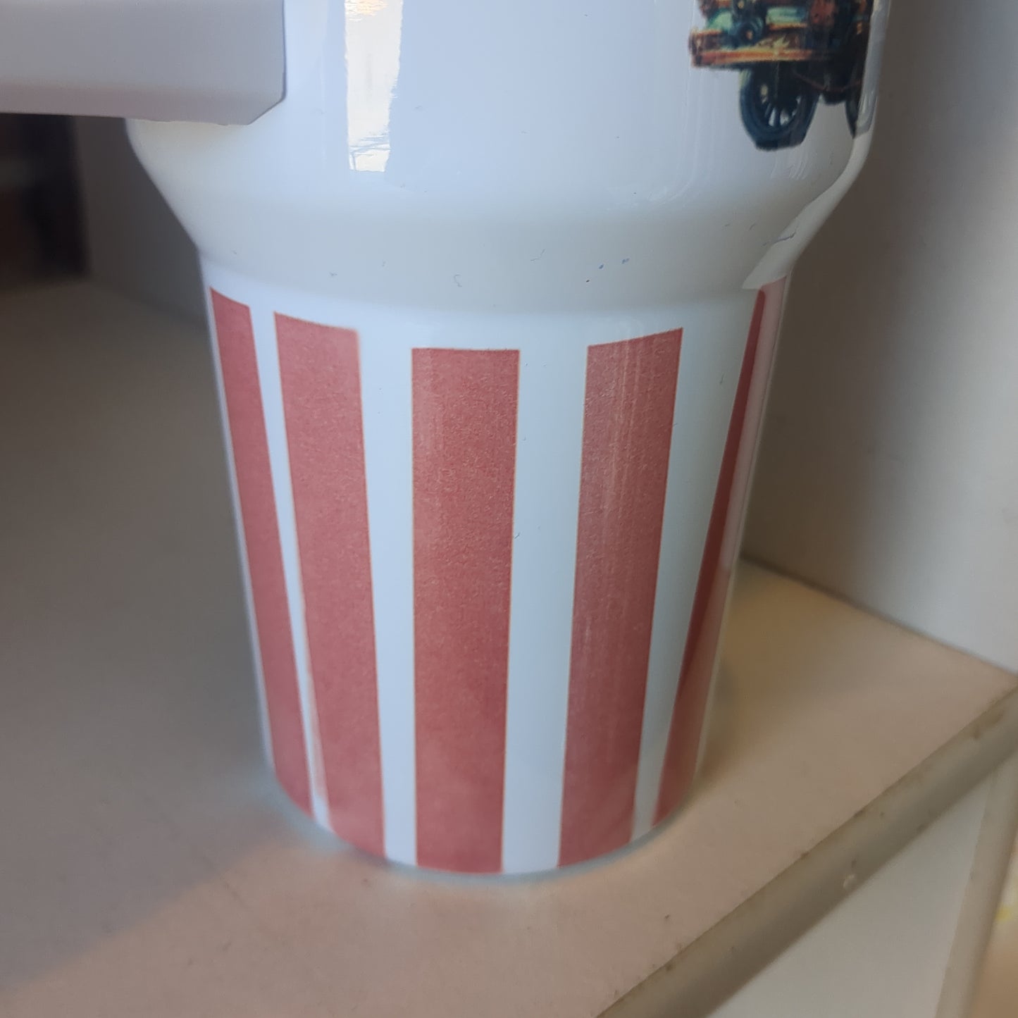 40 oz stainless steel insulated tumbler says, "Not my circus, not my monkeys" NOT PERFECT tcm9