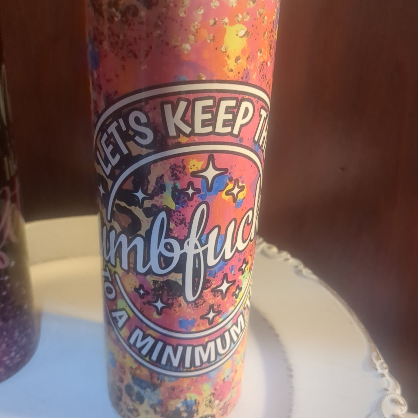 20 oz stainless steel, insulated tumbler CAUTION X-RATED
