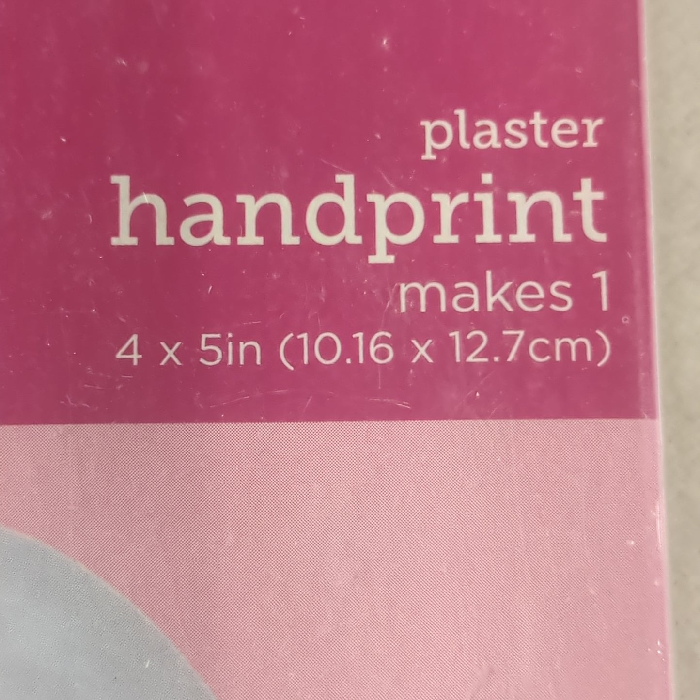 Valentine's Day plaster handprint kit