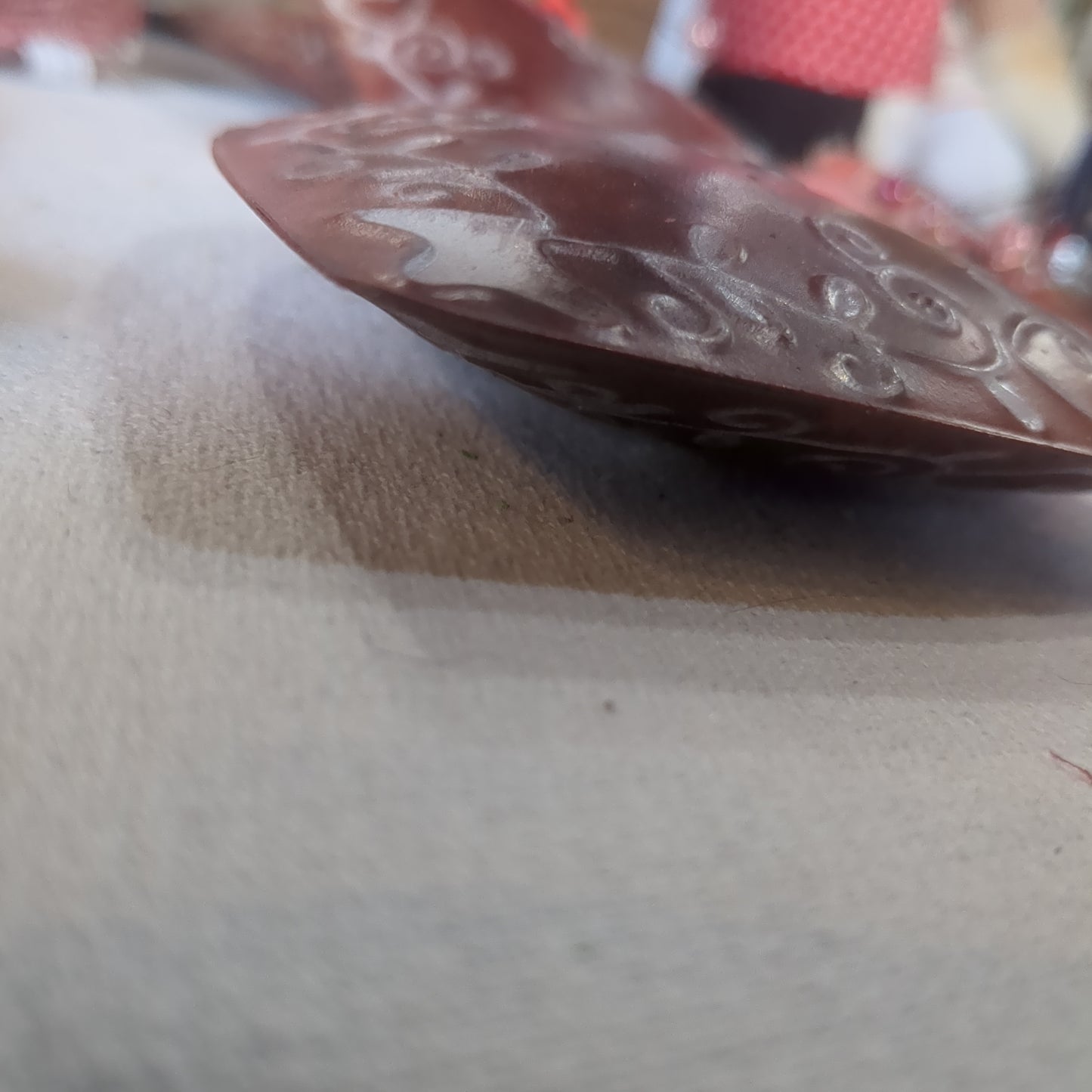 Metal heart ornament for Valentine's Day