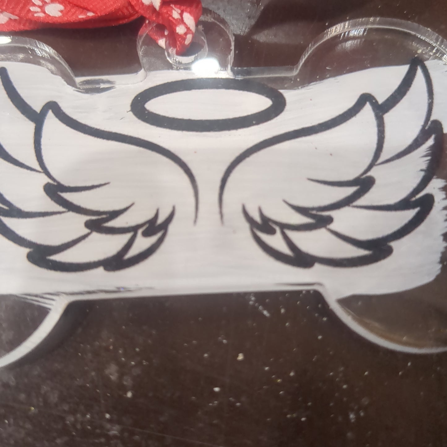 Acrylic dog Memorial Ornament