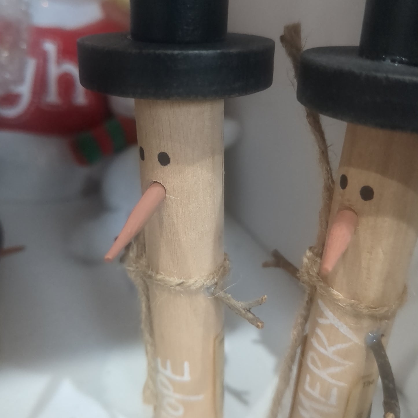 Os3 ONE ORNAMENT ONLY.  Hope Snowman Christmas Ornament