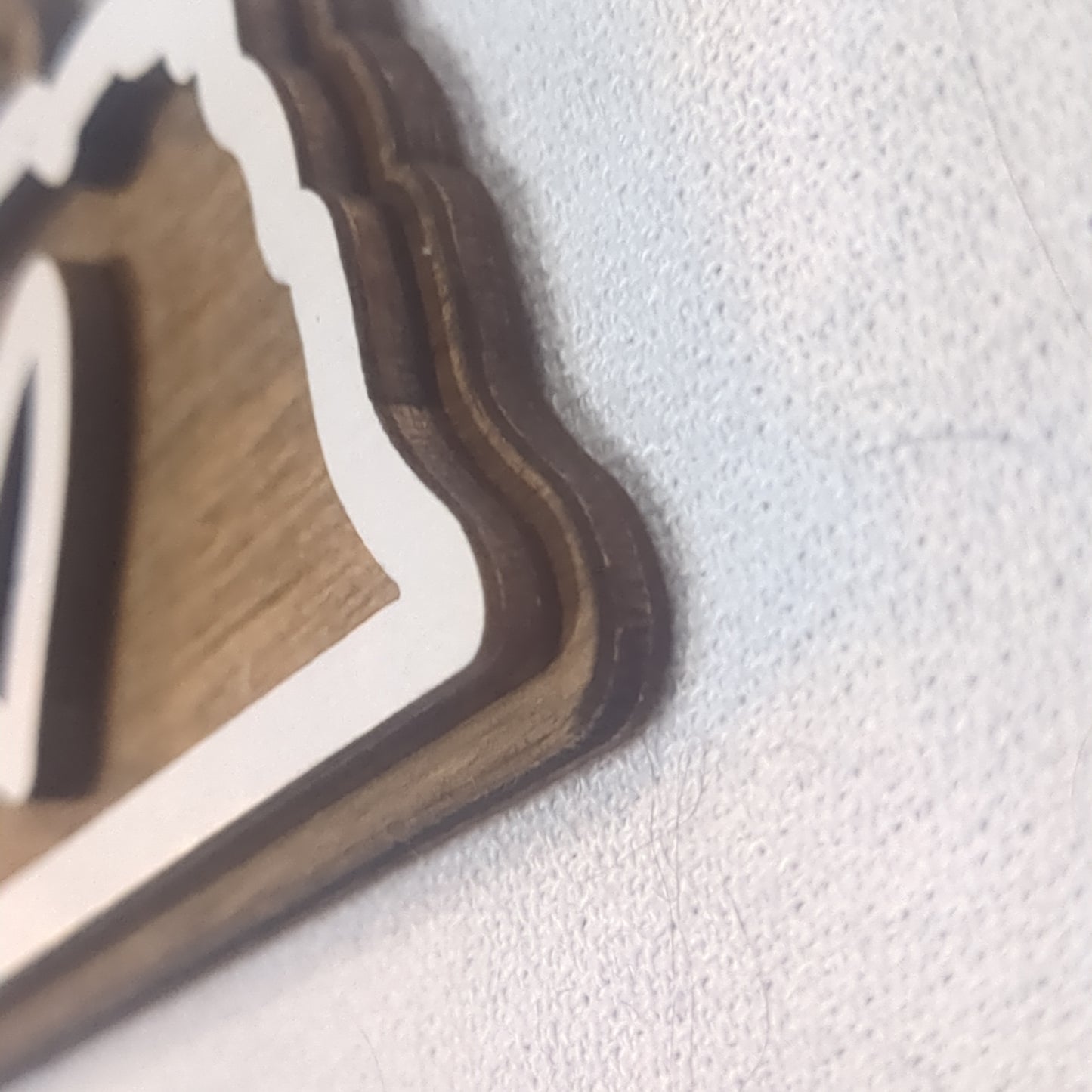 Nebraska Layered Wood Ornament