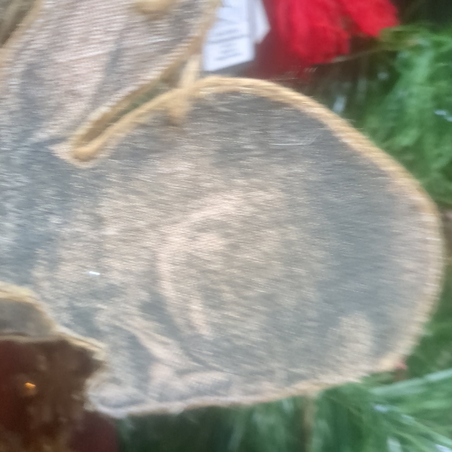 Rabbit Denim Ornament