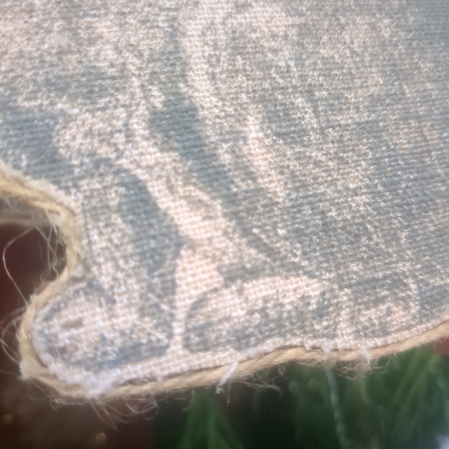 Rabbit Denim Ornament