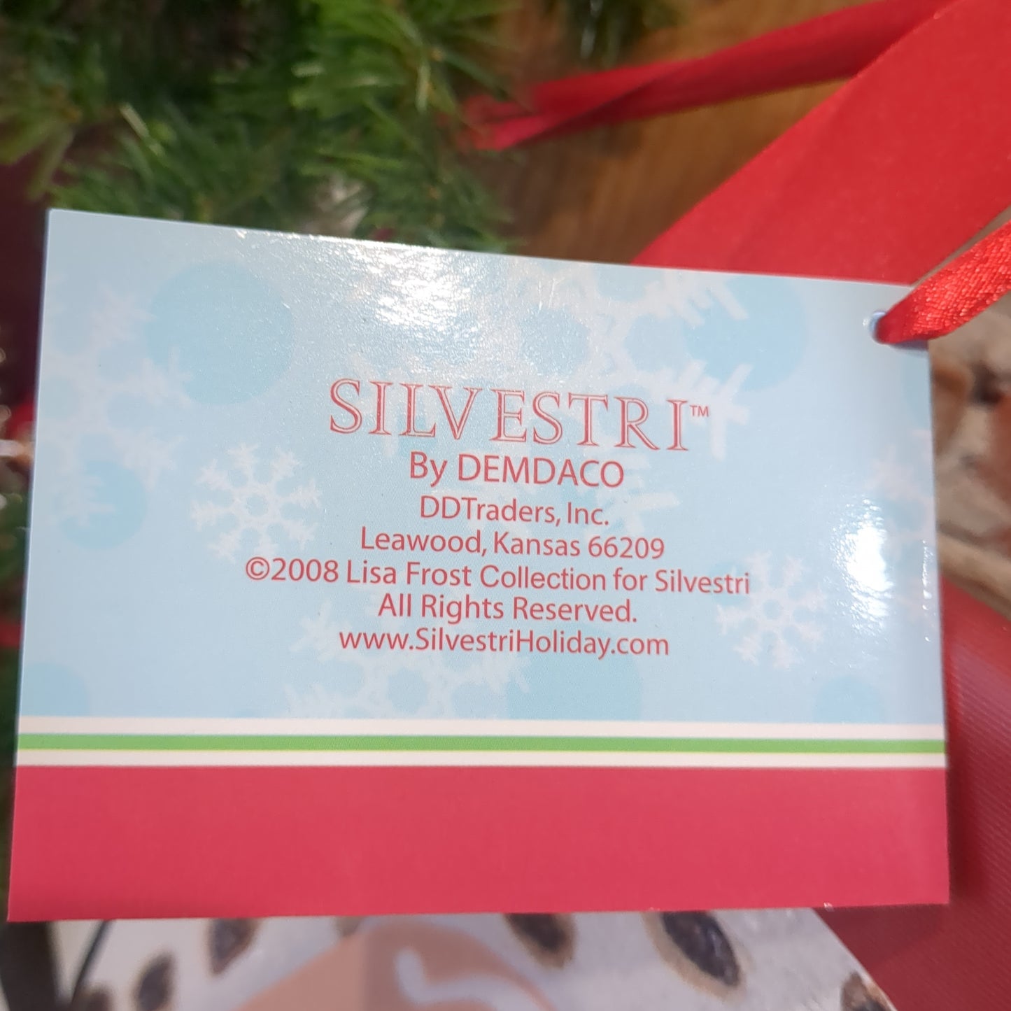 Santa Painted canvas Lisa Frost and Silvestri by Demdaco