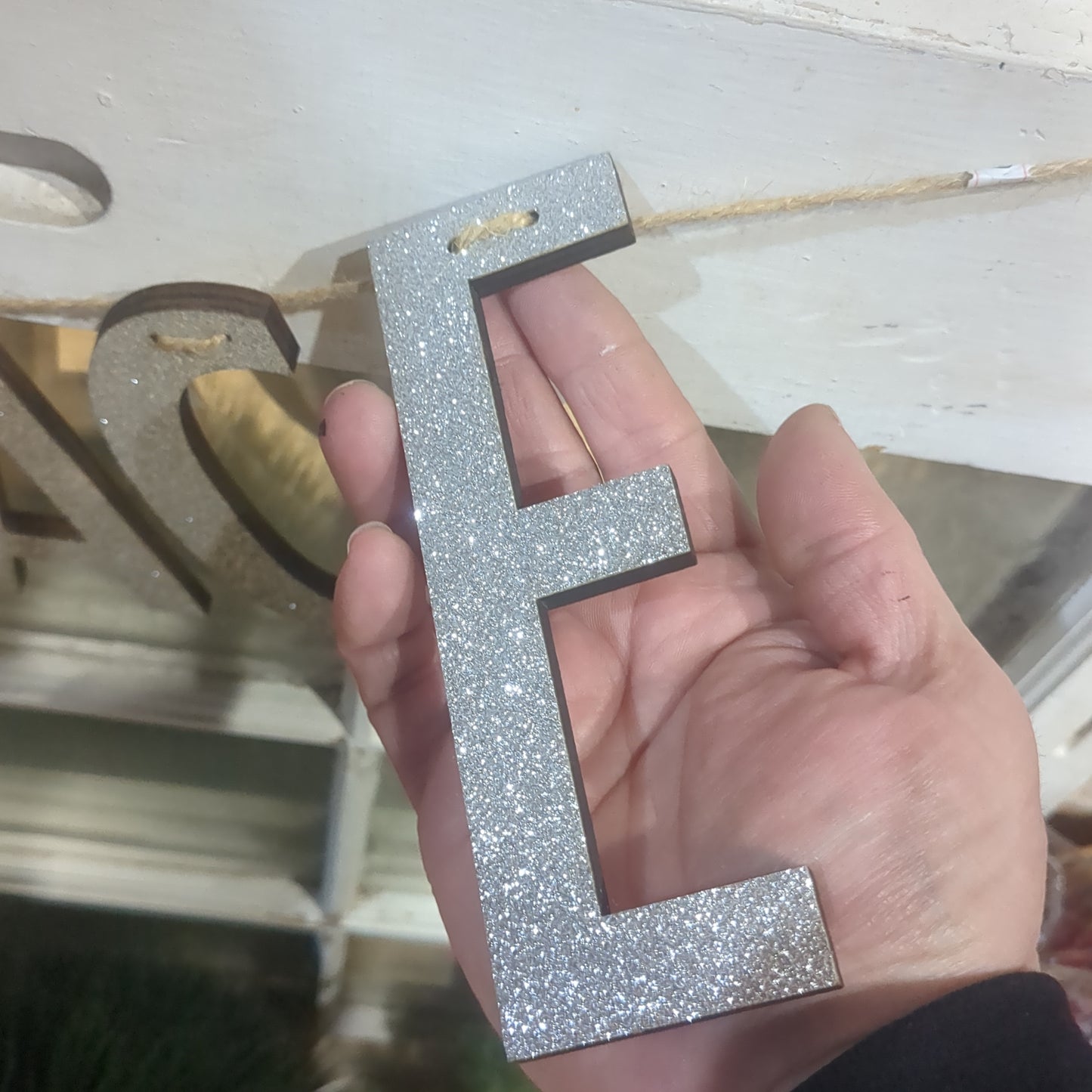 Peace Silver Small Garland