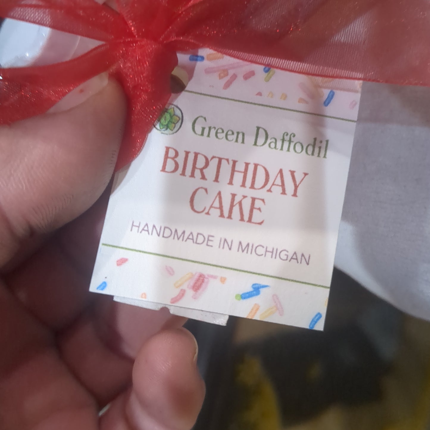 Scented Birthday Cake Boxed Gift Set - Vanilla Cake Happy Birthday!