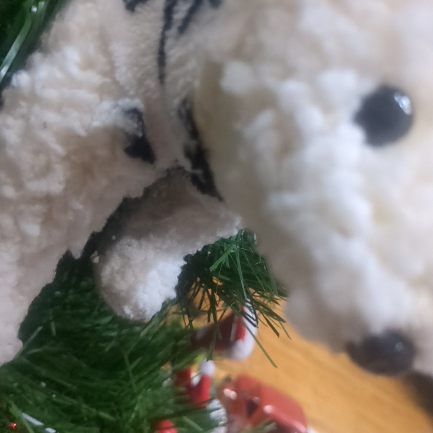 Wool Polar Bear Figurine