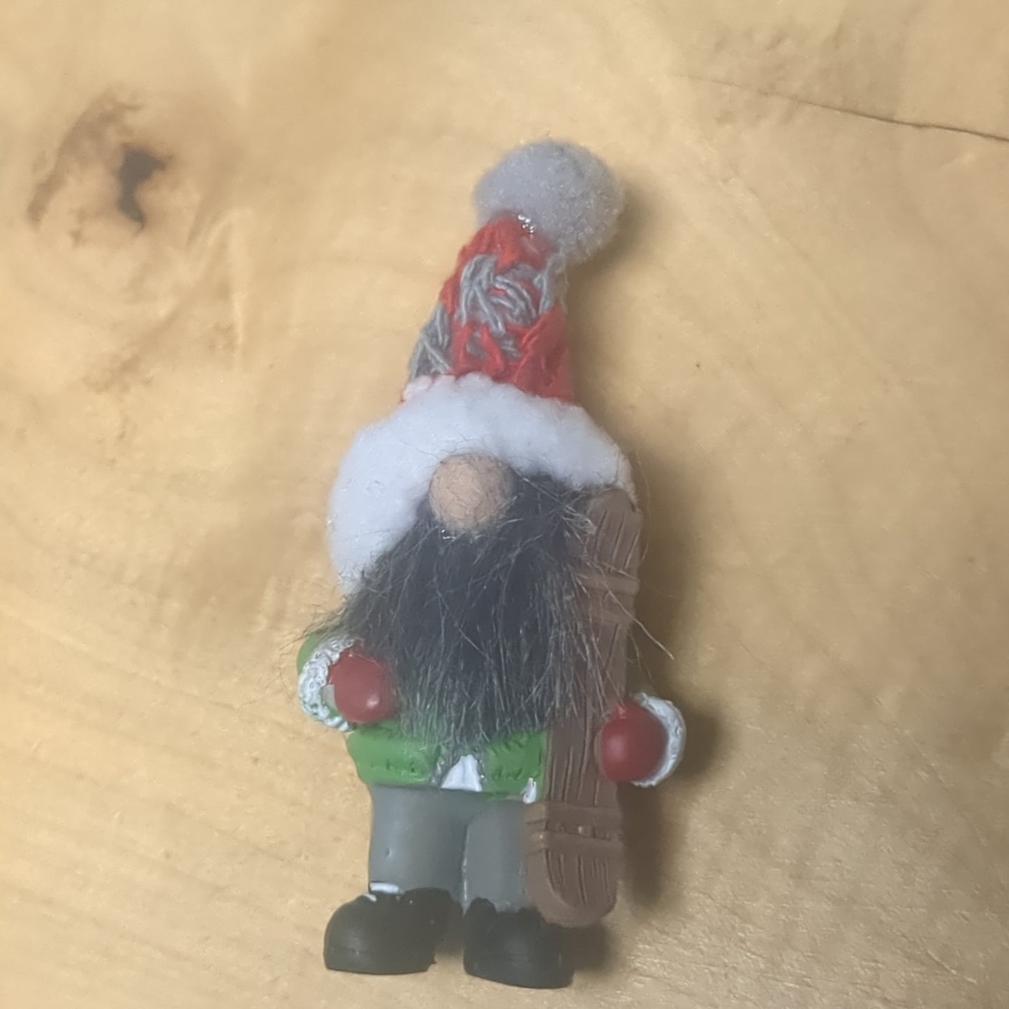 Gnome pocket friend red and grey hat