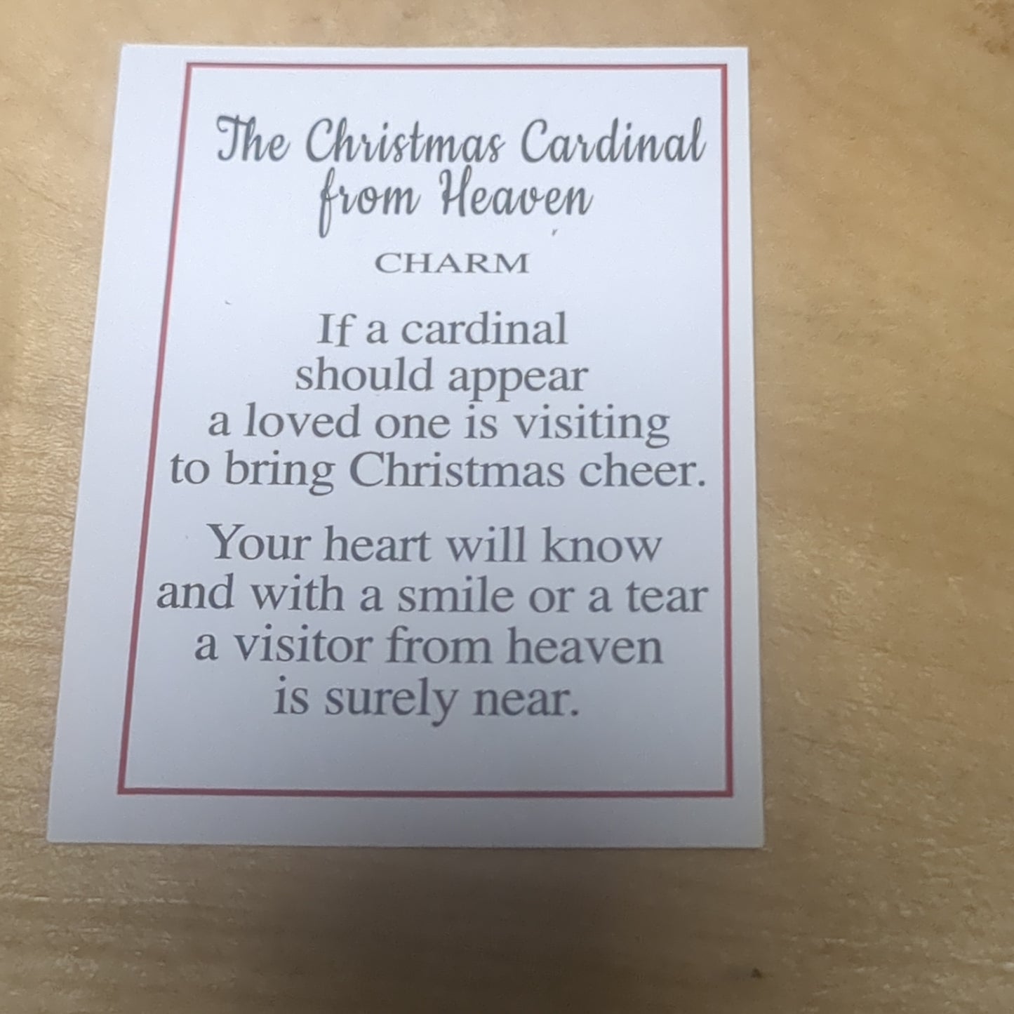 Cardinal pocket charm