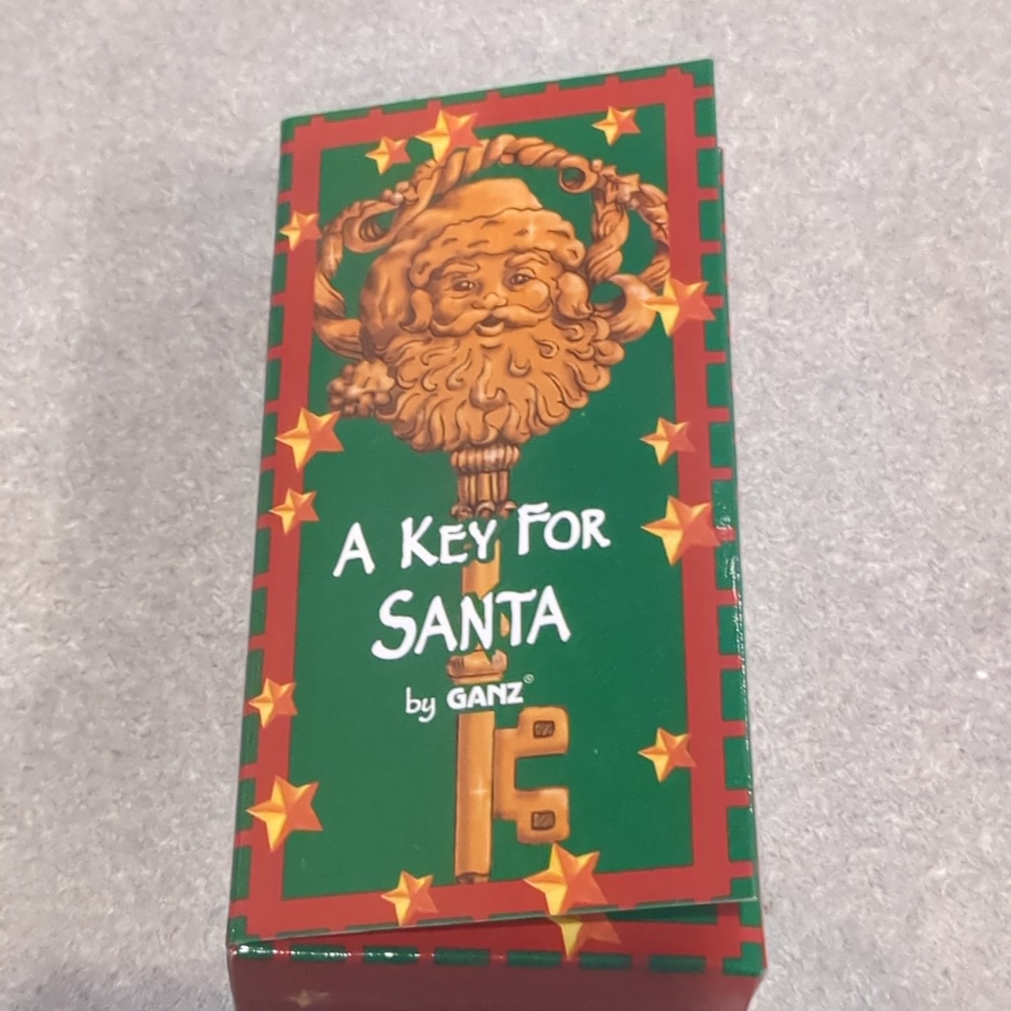A key for Santa. Metal key