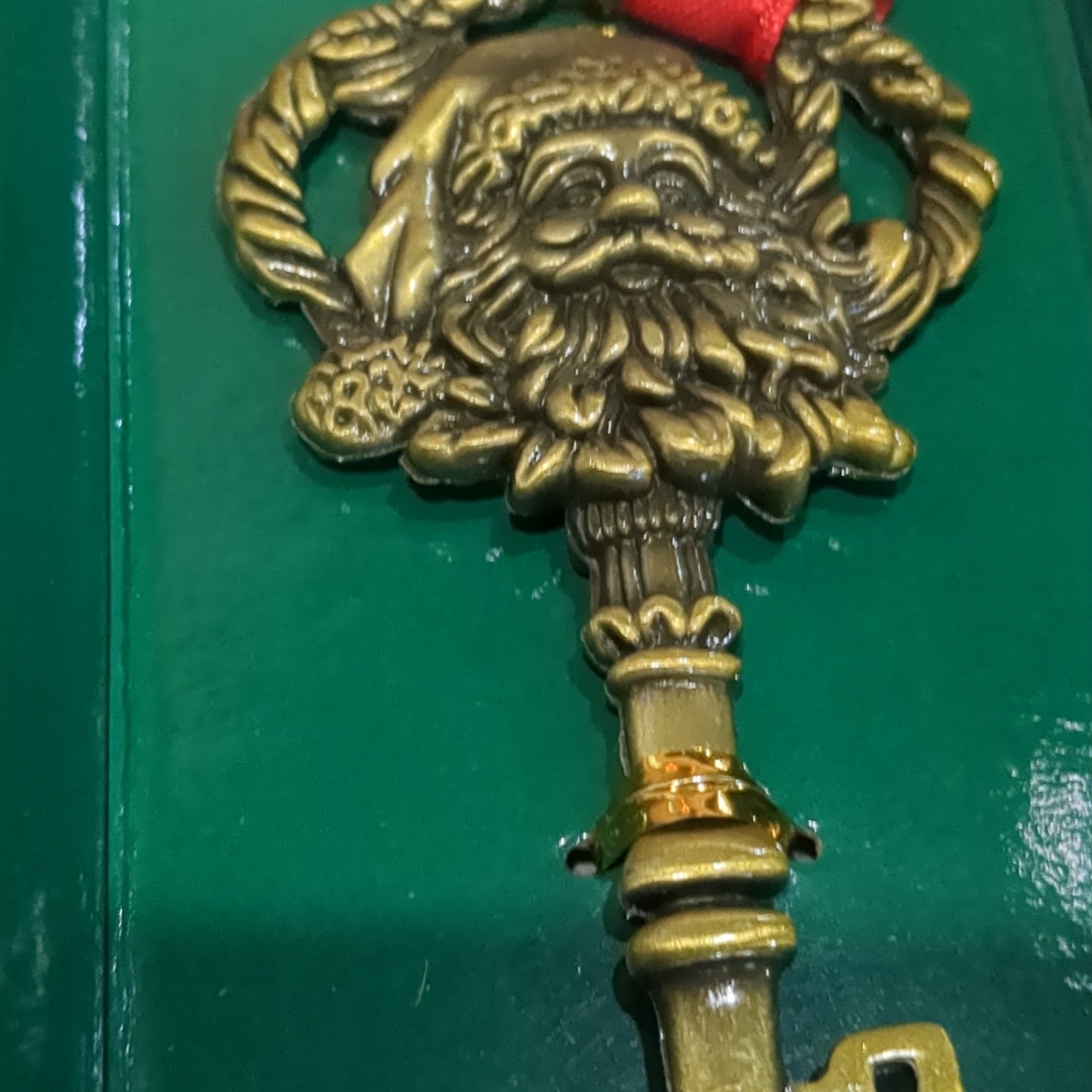 A key for Santa. Metal key