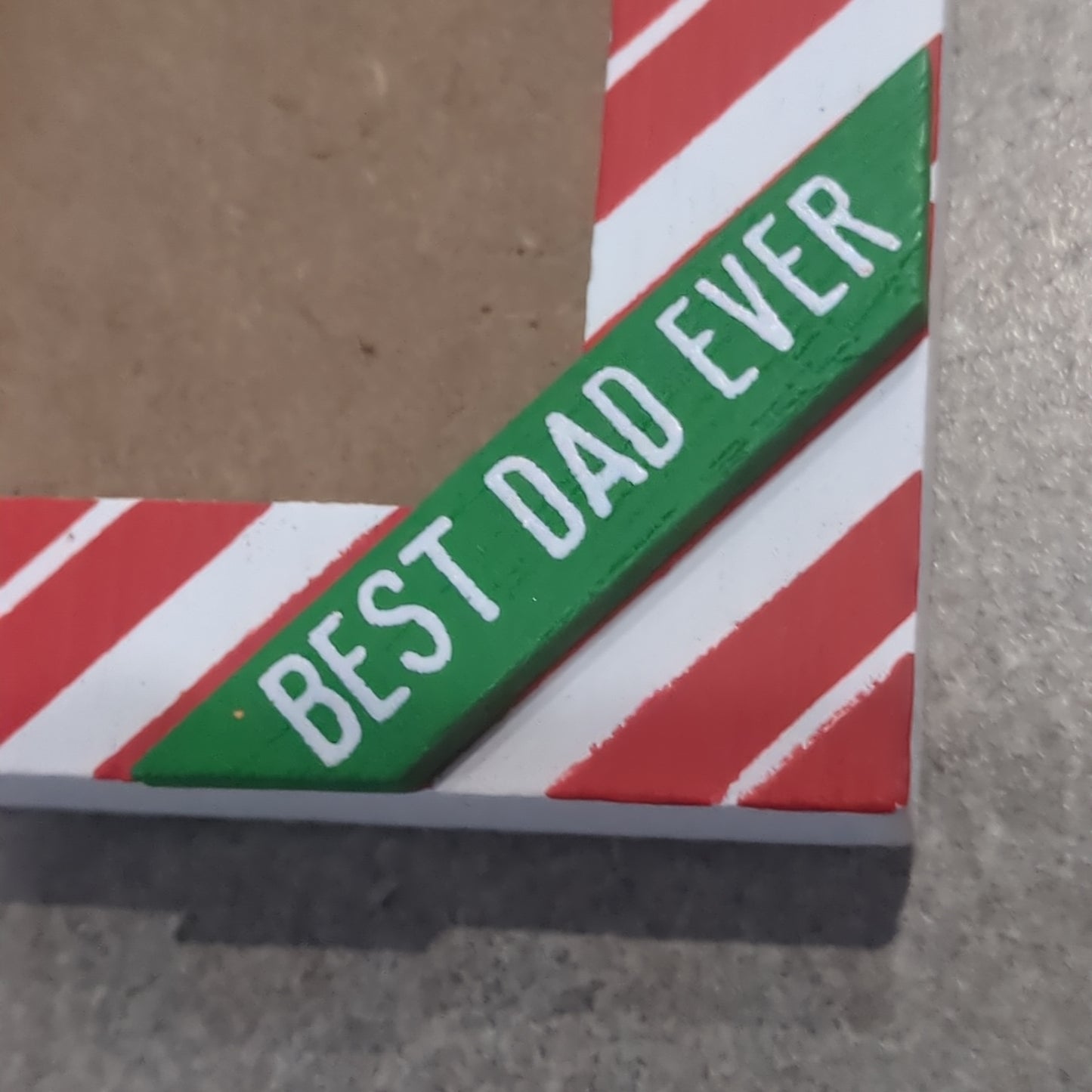 Best dad ever photo frame