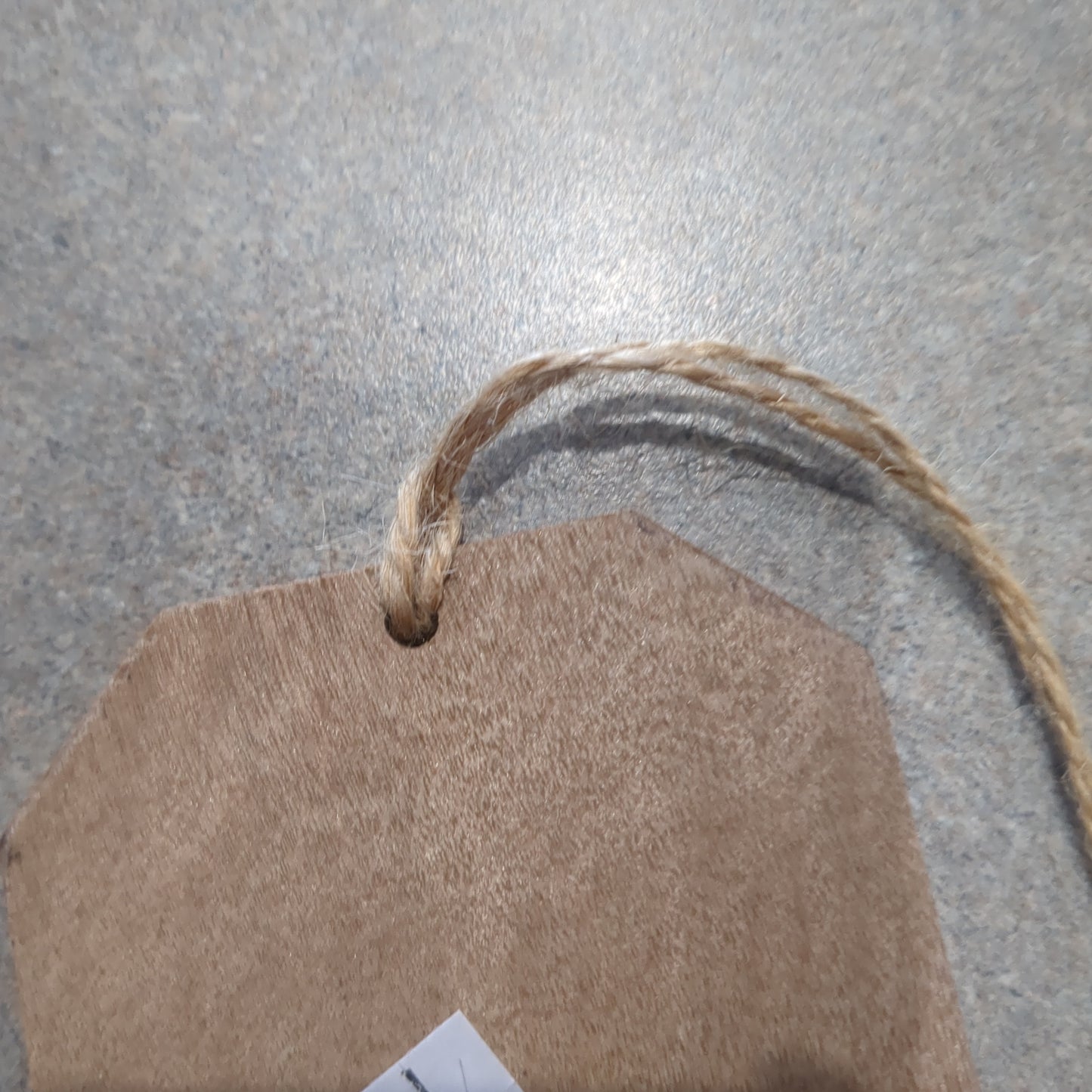 Tag ornaments have a glass of cheer