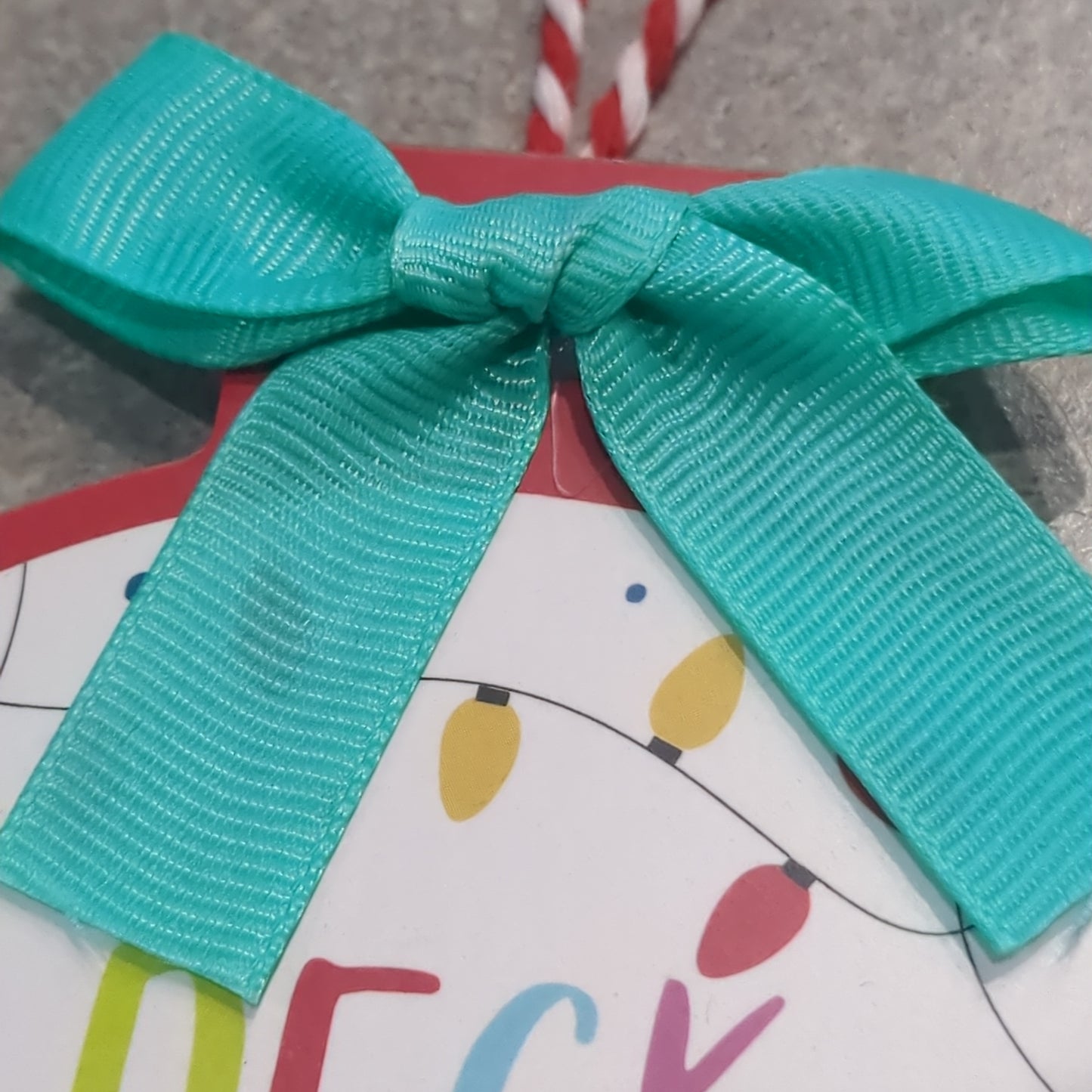 MDF ball ornament Deck the Halls