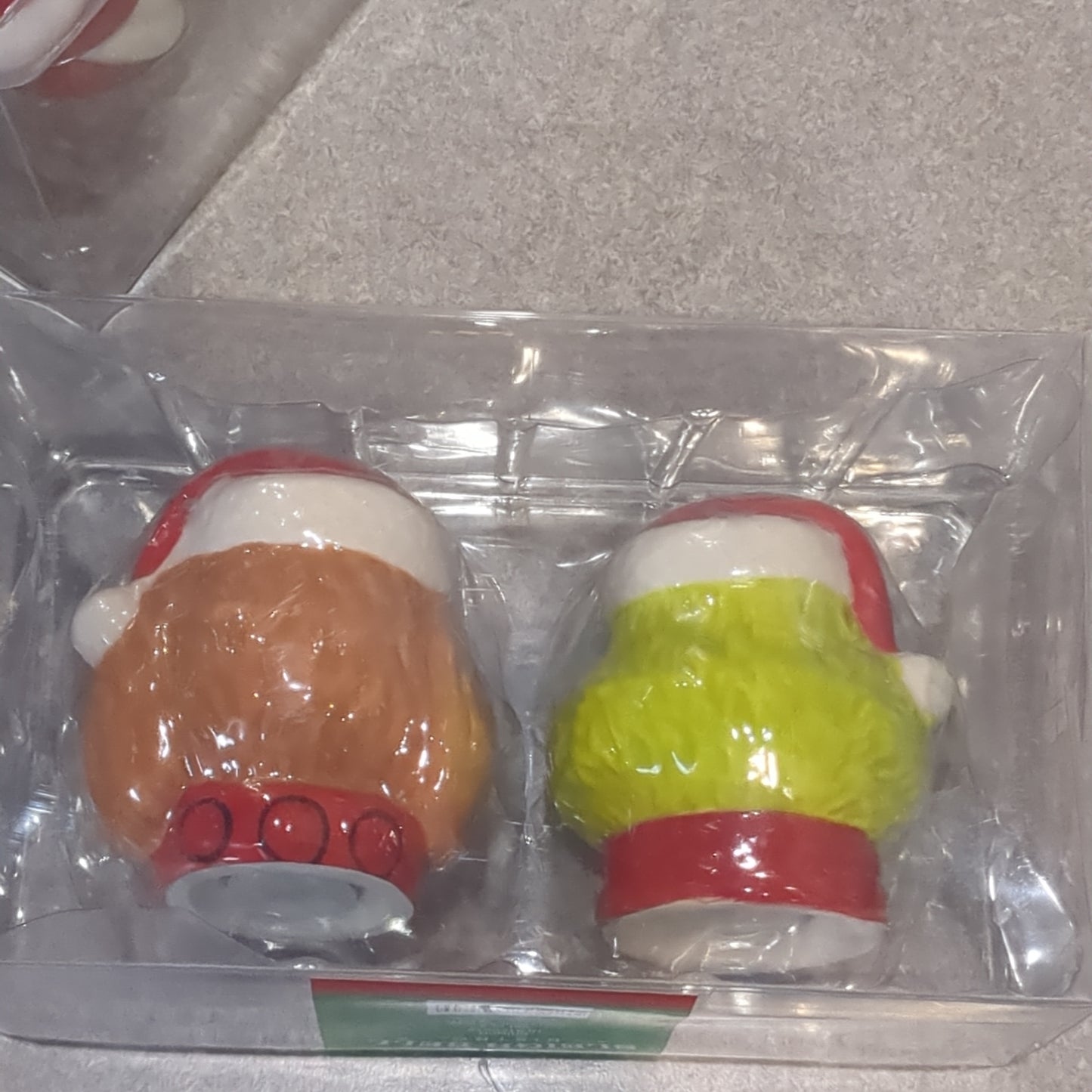 Grinch and Max salt and pepper shaker set