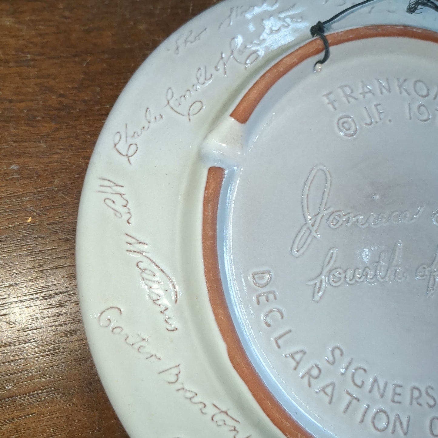 Frankoma 1975 bi-centennial plate