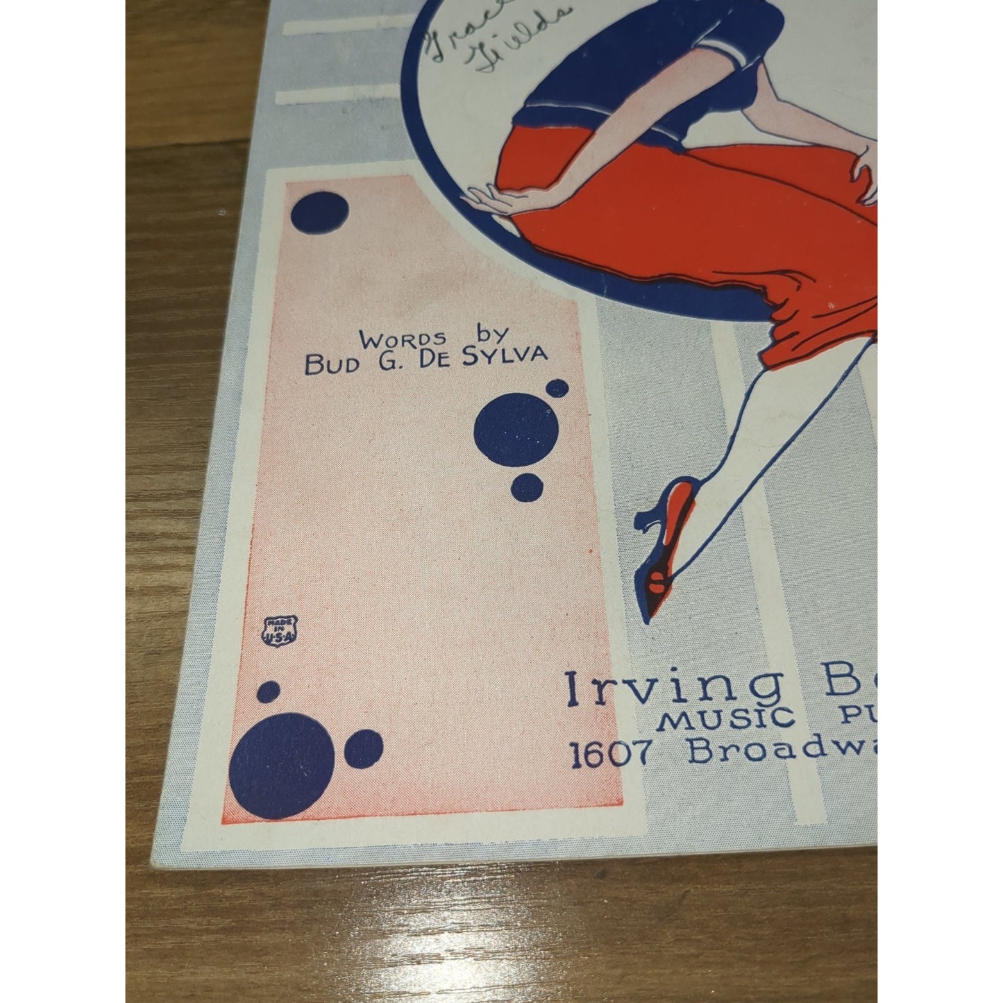 Vintage 1924 Sheet Music, "Oh, Baby - Don't Say No - Say Maybe" Irving Berlin