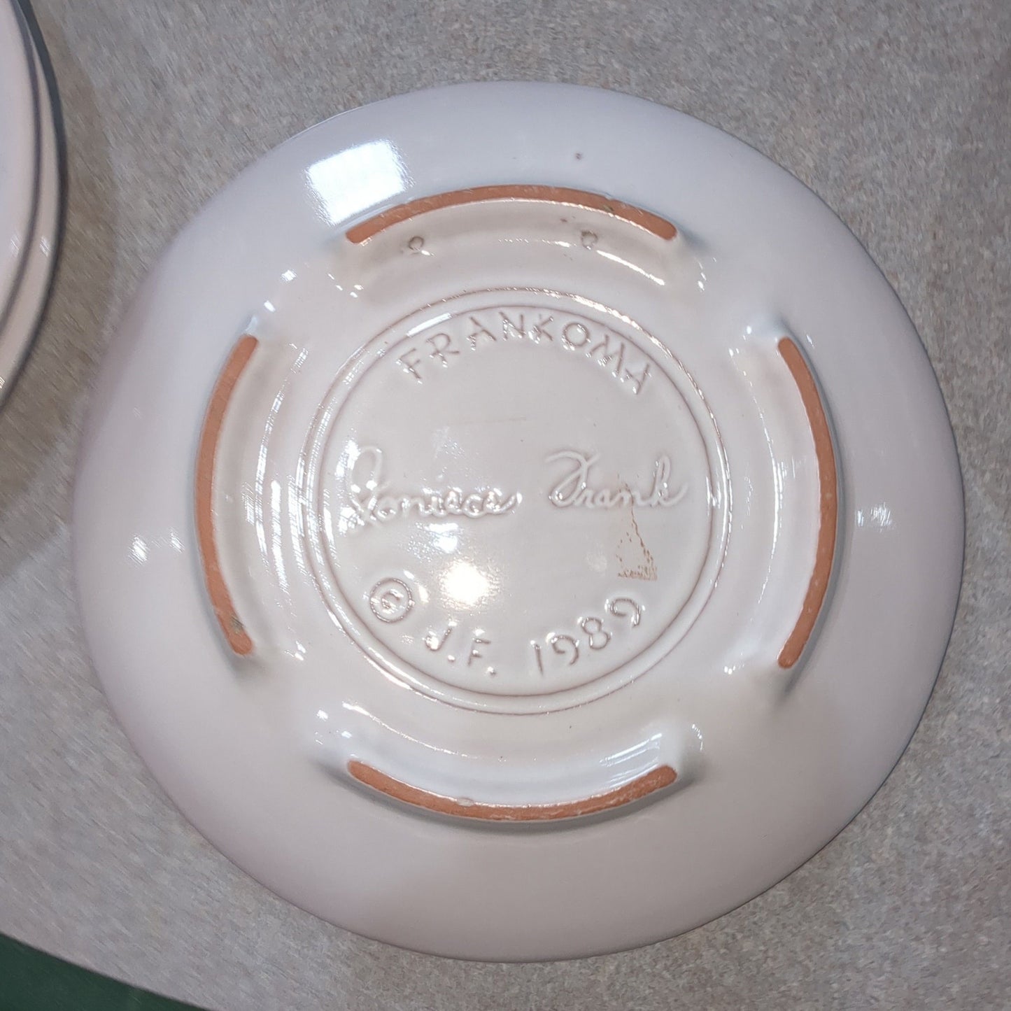 vintage frankoma plate 1989 the blessing of Christmas