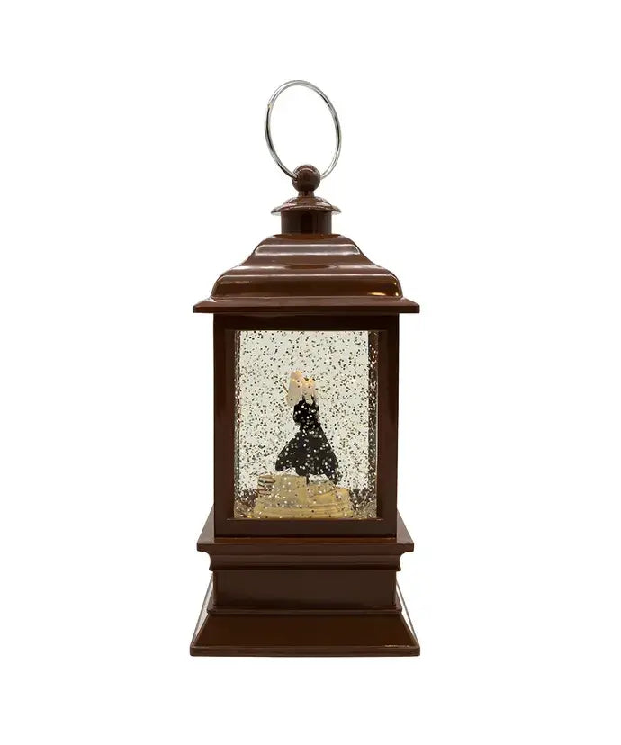 9"BO H POTTR SPINNING MUSICAL LANTERN+LED