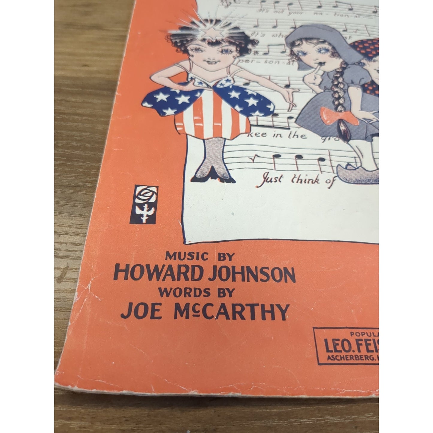 It's Not Your Nationality (It's Simply You) - 1916 large sheet music