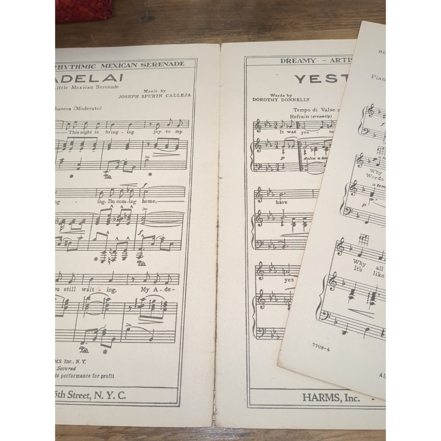 Vintage Sheet Music 1926 - FALLING in Love With You Davis/Meyer
