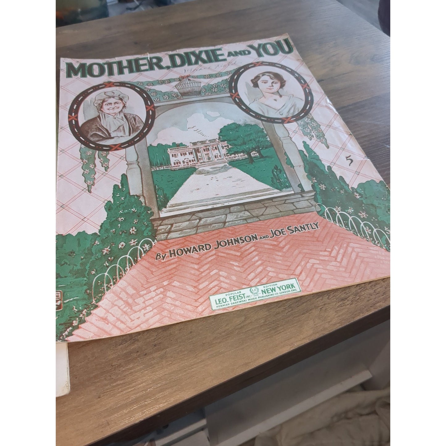 Lot Of Three Vintage Sheet Music. Dixie Blues, Mason Dixon Line, Mother Dixie &