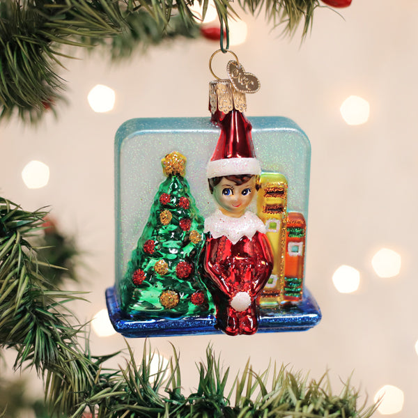 Scout Elf Storytime Ornament
