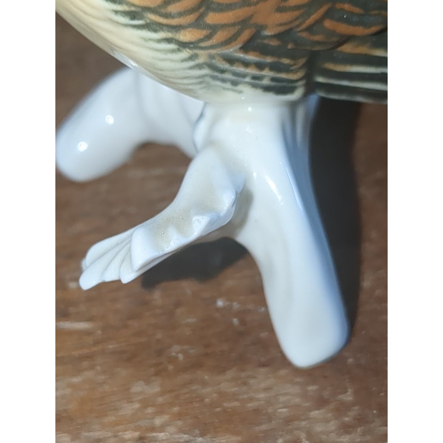 Vintage Karl Ens Porcelain Wren Bird On Branch Figurine