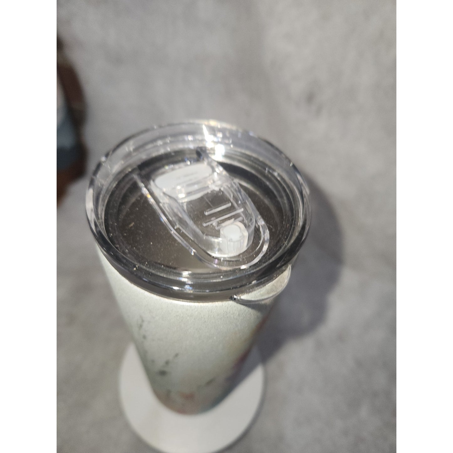 20 oz Stainless Steel Glitter Tumbler Be Your Own Kind of Beautiful