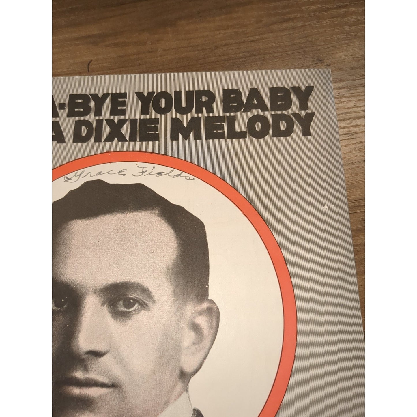 VINTAGE SHEET MUSIC - Rock A Bye Your Baby With A Dixie Melody