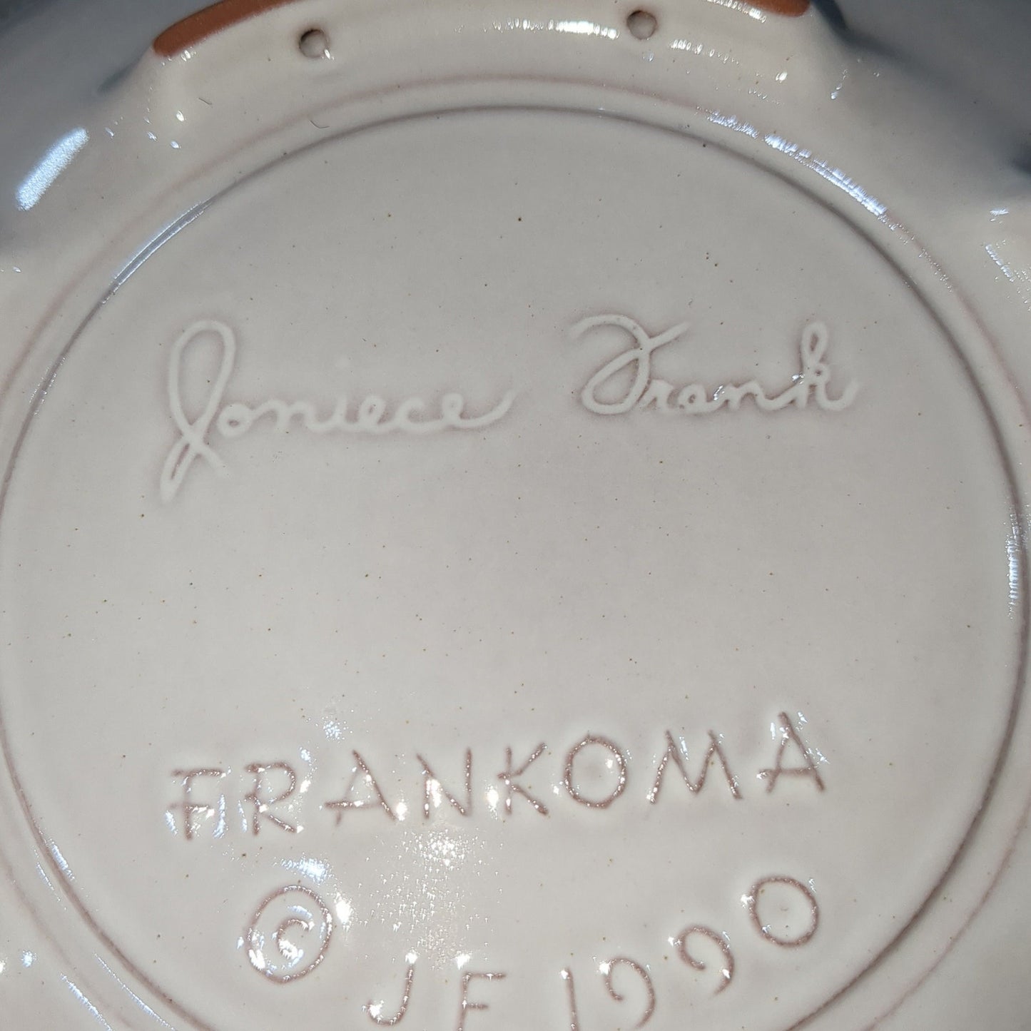 Frankoma plate 1990 the Angels proclaimed