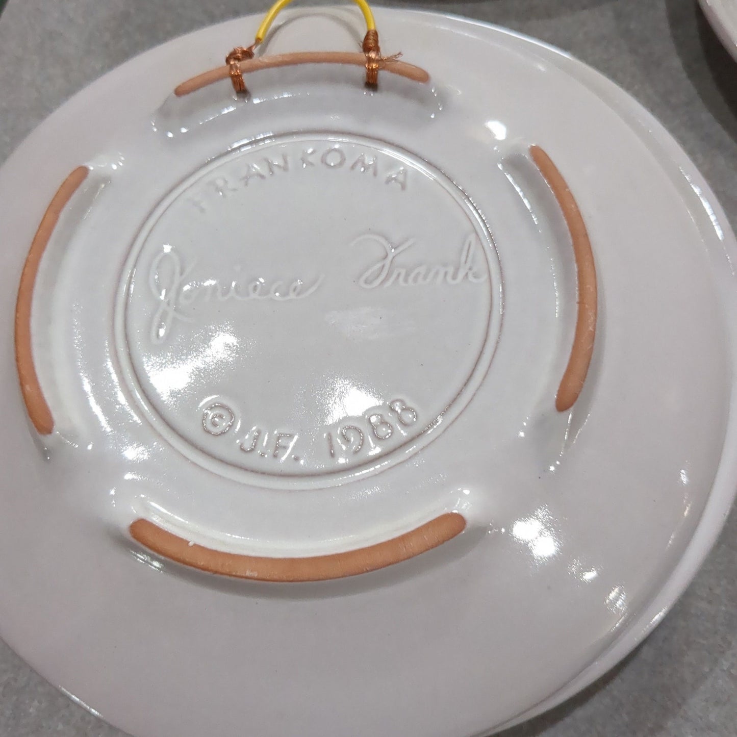 vintage Frankoma plate 1988 The Guiding Light