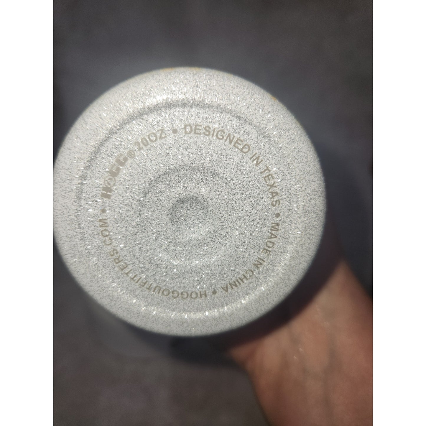 20 oz Stainless Steel Glitter Tumbler Be Your Own Kind of Beautiful