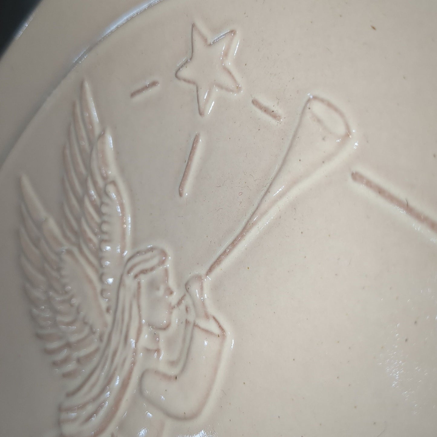 Frankoma plate 1990 the Angels proclaimed
