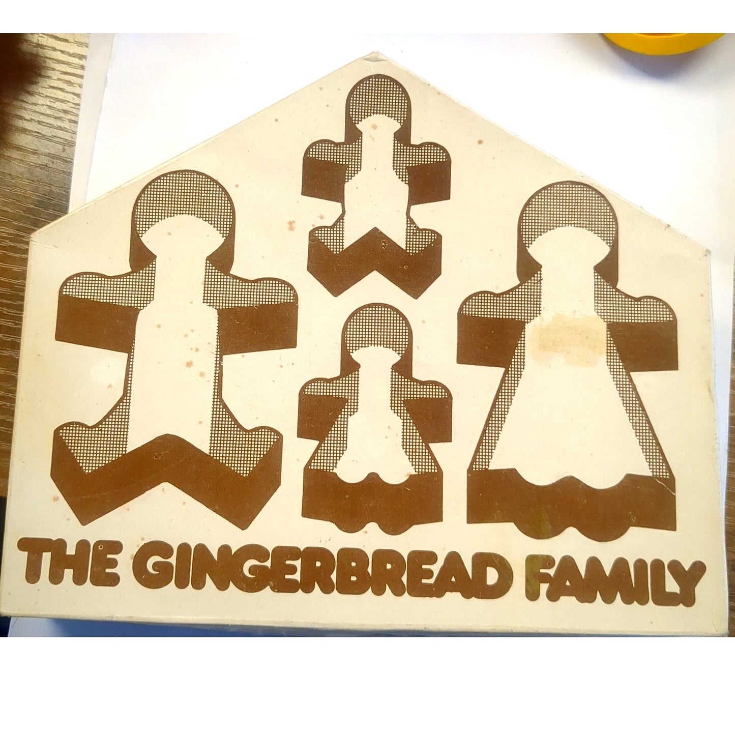 Vintage Gingerbread Cookie Cutter Family Alfred E. Knobler CG7