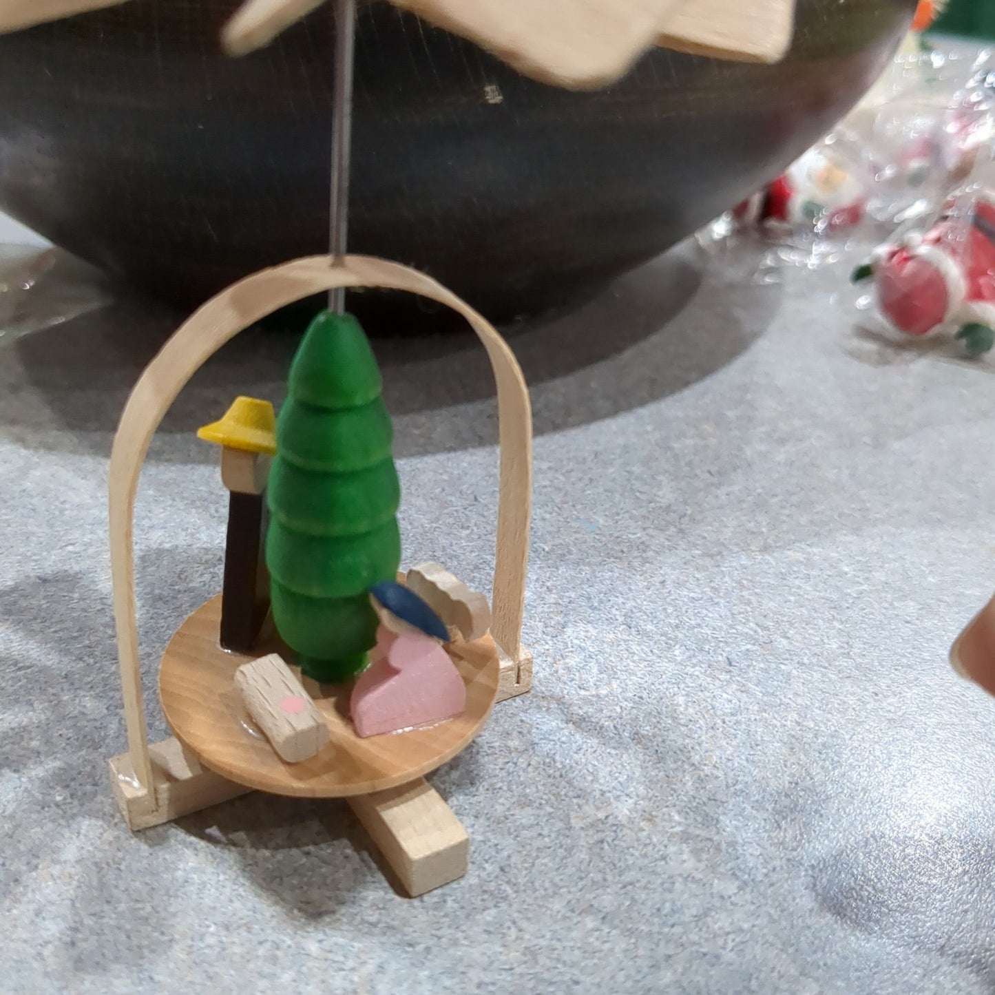 vintage German Windmill Nativity
