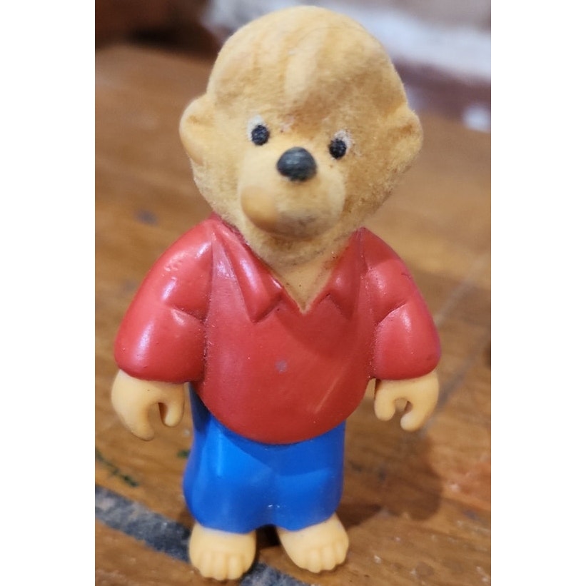 Vintage 1980s Berenstain Bears Figures Figurines Mom Daughter Son