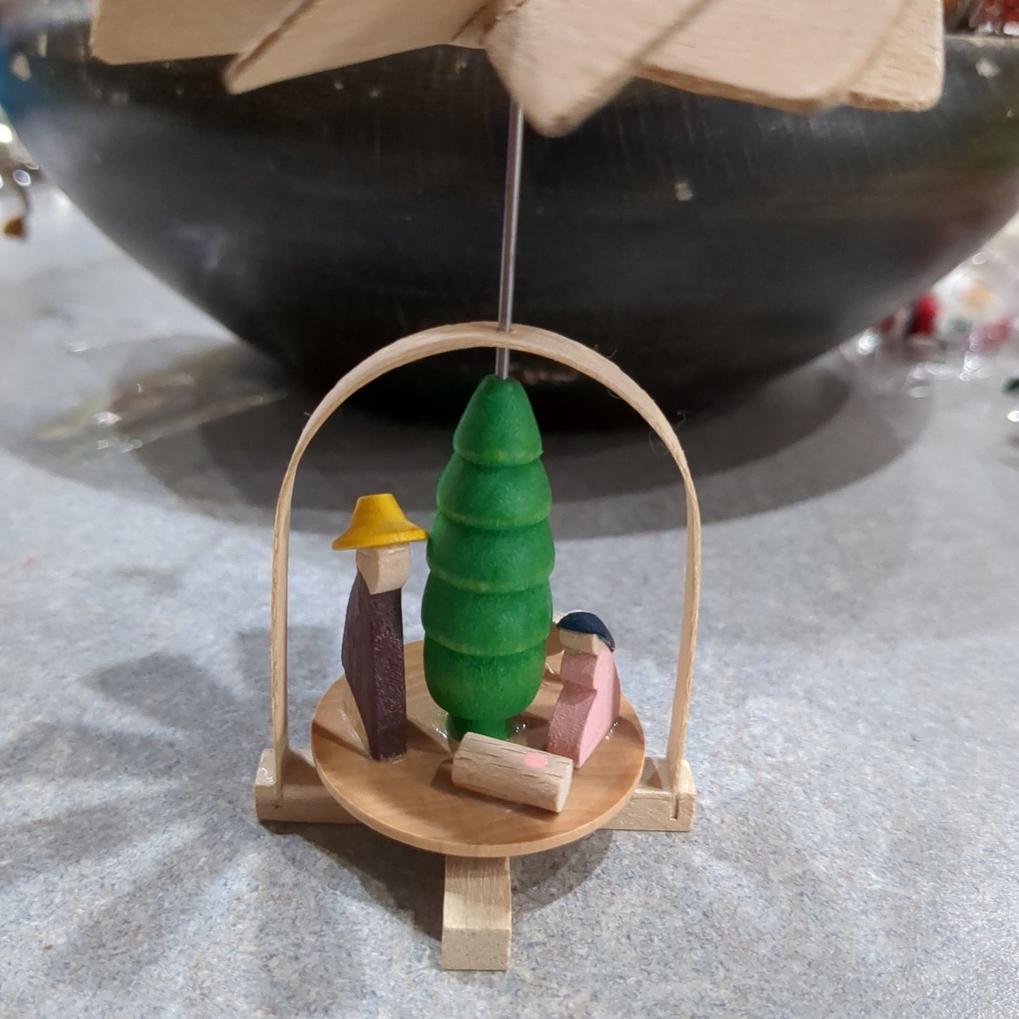 vintage German Windmill Nativity